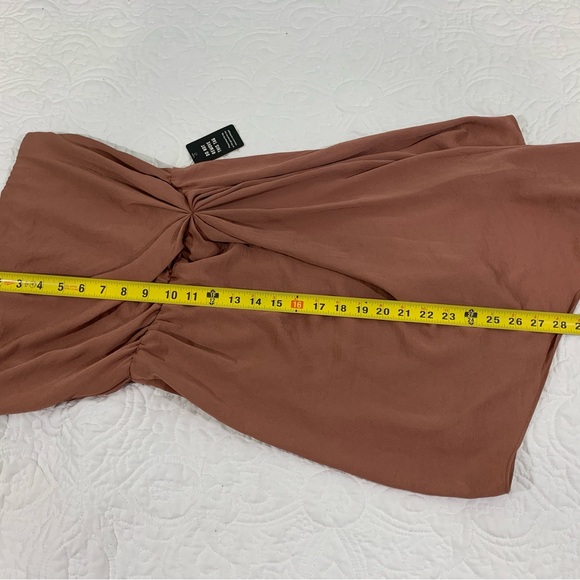 Express Light Brown Sleeveless Dress Size XS/TP.  New With Tags - Picture 5 of 12